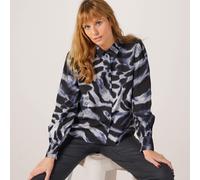 JDY Camille Printed Shirt BLACK ZEBRA EXTRA SMALL