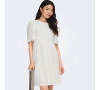 JDY Carla Cathinka Broderie Dress OFF WHITE 2XL