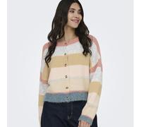 JDY Cassidy Stripe Cardigan BLUE LARGE