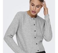 JDY Chloe Knitted Cardigan LIGHT GREY EXTRA SMALL