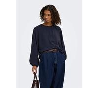 JDY Divya Collarless Simple Blouse BLACK 2XL