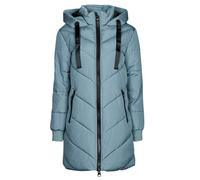 JDY Duffel coats JDYSKYLAR PADDED HOOD JACKET OTW in Blue EU L