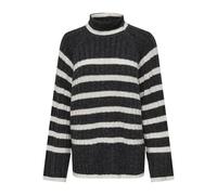 JdY Women's Jdymiley Pullov Miley L/S Long Stripe Jumper KNT Noos, Darkgray, XL