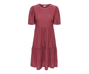 JDY JDYCARLA Short Dress, Red (Oxblood red), XL