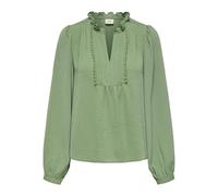 JdY Jdyrachel Life L/S Pintuck Top WVN Noos, Hedge Green, XS