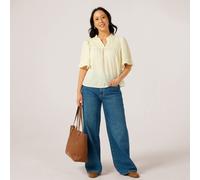 JDY Julie Lace Detail Blouse OFF WHITE 2XL