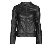 JDY Leather jacket JDYEMILY in Black UK 10