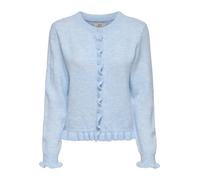 JdY Letty L/S On Frill KNT Noos Cardigan, Cashmere Blue, L