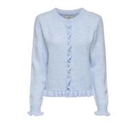 JdY Letty L/S On Frill KNT Noos Cardigan, Cashmere Blue, XL