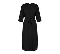 JdY Women's Jdylion 3/4 Wrap Dress WVN Noos, Black, 10