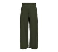 JdY Women's Jdylouisville Catia Life Wd PNT JRS Noos Trousers with high Waistband and Wide Leg, Forest Night, M / 34L