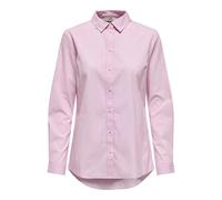 JdY Women's mio L/S Shirt WVN Noos, Shocking Pink/Stripes:Small White Stripes, 14