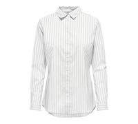 JdY mio WVN Noos L/S Shirt, White, 16