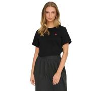 JdY Women's Jdypisa S/S Print Top JRS Noos T-Shirt, Black, S