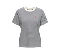 JDY Pisa S/S Print Top JRS Noos, Cloud Dancer, Large