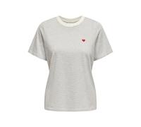 JdY Pisa S/S Print Top JRS Noos, Cloud Dancer, XS