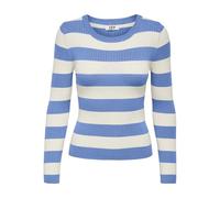 JdY Plum KNT Noos L/S O-Neck Pullover, Provence, M