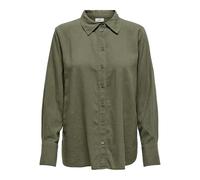 JdY SAY L/S Linen Loose Shirt WVN Noos, Kalamata, XL