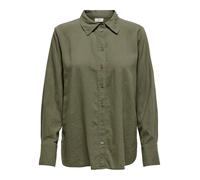 JdY SAY L/S Linen Loose Shirt WVN Noos, Kalamata, XL