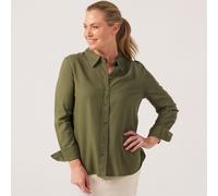 JDY Say Linen Blend Shirt NAVY 2XL