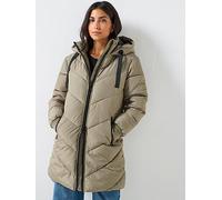 JDY Skylar Life Hooded Jacket, Green, Size Xs, Women Green