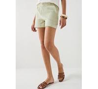JDY Textured Shorts, Green, Size Xs, Women Green