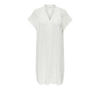 JdY Theis Life S/L V-Neck Dress WVN Dia, Cloud Dancer, XL