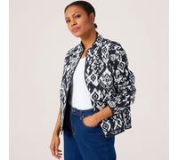 JDY Tiger Printed Bomber Jacket BLACK AZTEC 2XL