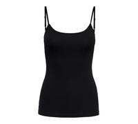 JDY Women Spaghetti Tank Top 2 Piece Pack | Sleeveless Round Neck Shirt | Basic Set JDYAVA, Colours:Black, Size:44