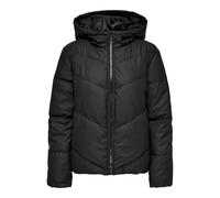 JDY Women's arnhem Water Rep Short Puffa OTW Noos Quilted Jacket, Black, L