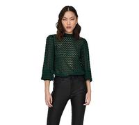 JdY Women's Avery L/S Lace Top JRS Noos Long Sleeve Blouse, Scarab, S
