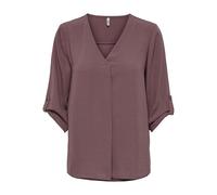 JDY Women's Divya 3/4 Top WVN Noos T-Shirt, Rose Brown, 10