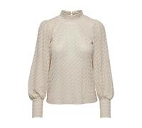 JDY Womens Jdyavery L/S Lace Jrs Noos Long Sleeve Top, Sandshell, M UK