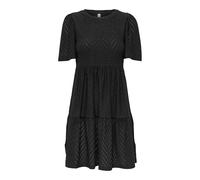 JdY Women's Carla Cathinka S/S Dress JRS Atk, Black, L