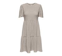 JdY Women's Jdycarla Cathinka S/S Dress JRS Noos, Chateau Gray, S