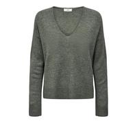 JDY Women's JDYELANORA L/S V-Neck PULLO. KNT NOOS Knitted Jumper, Kalamata, Detail: Melange, S