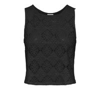JdY Women's Jdyeva EVA S/L O-Neck Top JRS Dia, Black, L