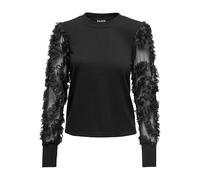 JdY Women's JDYFAIRVIEW L/S SWEAT JRS Sweatshirt, Black,