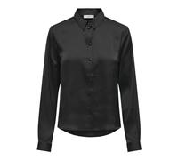 JDY Women's Jdyfifi Life L/S Short Shirt WVN Noos, Black, 14