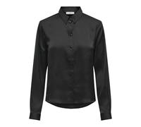 JDY Women's Jdyfifi Life L/S Short Shirt WVN Noos, Black, 14