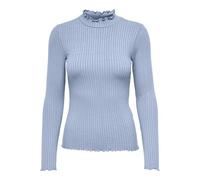 JdY Women's Jdyfransiska L/S Highneck Top JRS Noos, Kentucky Blue, M