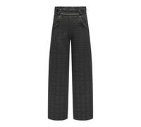 JdY Women's Jdygeggo geggo Mia Long Check Pant JRS Noos, Asphalt, L / 32L