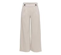JDY Women's JDYGEGGO New Ancle Pants JRS NOOS Trouser, Chateau Grey/Detail: Black Buttons, L
