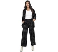 JdY Women's Jdygeggo New Long Pant JRS Noos Pleated Trousers, Black/AOP: cd dots, 8
