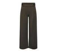 JDY Women's Jdygeggo New Long Pant JRS Noos Trouser, Chocolate Brown/Detail:Black Buttons, S / 32L