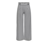 JdY Women's Jdygeggo New Long Pant JRS Noos Trousers with Wide Leg Cut, Formal Gray, L / 32L
