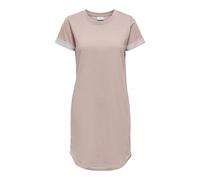JDY Women's JDYIVY Life S/S Dress JRS Noos Dress, Adobe Rose, L, Adobe Rose, L