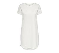 JDY Women's JDYIVY Life S/S Dress JRS NOOS, Cloud Dancer, Small