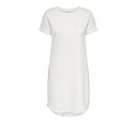 JDY Women's JDYIVY Life S/S Dress JRS NOOS Dress, Opacity, Cloud Dancer, X-Small
