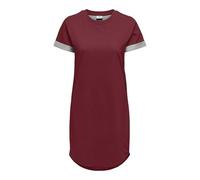 JdY Women's Jdyivy S/S Dress JRS Noos t-Shirt, Cabernet, XL